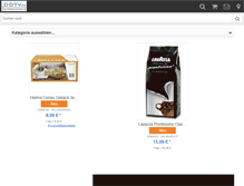 Tablet Screenshot of buero-kaffeeautomaten.de
